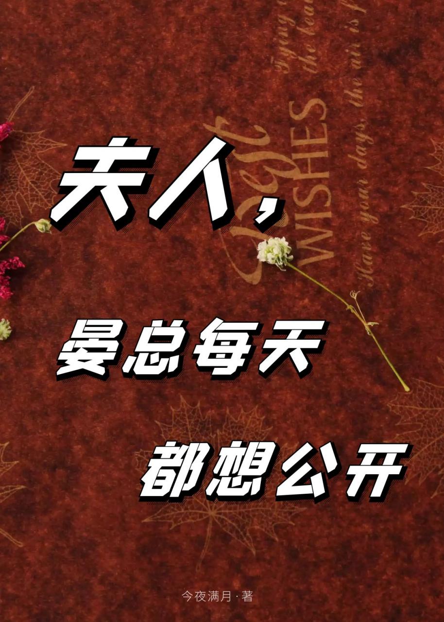 夫人,晏总每天都想公开
